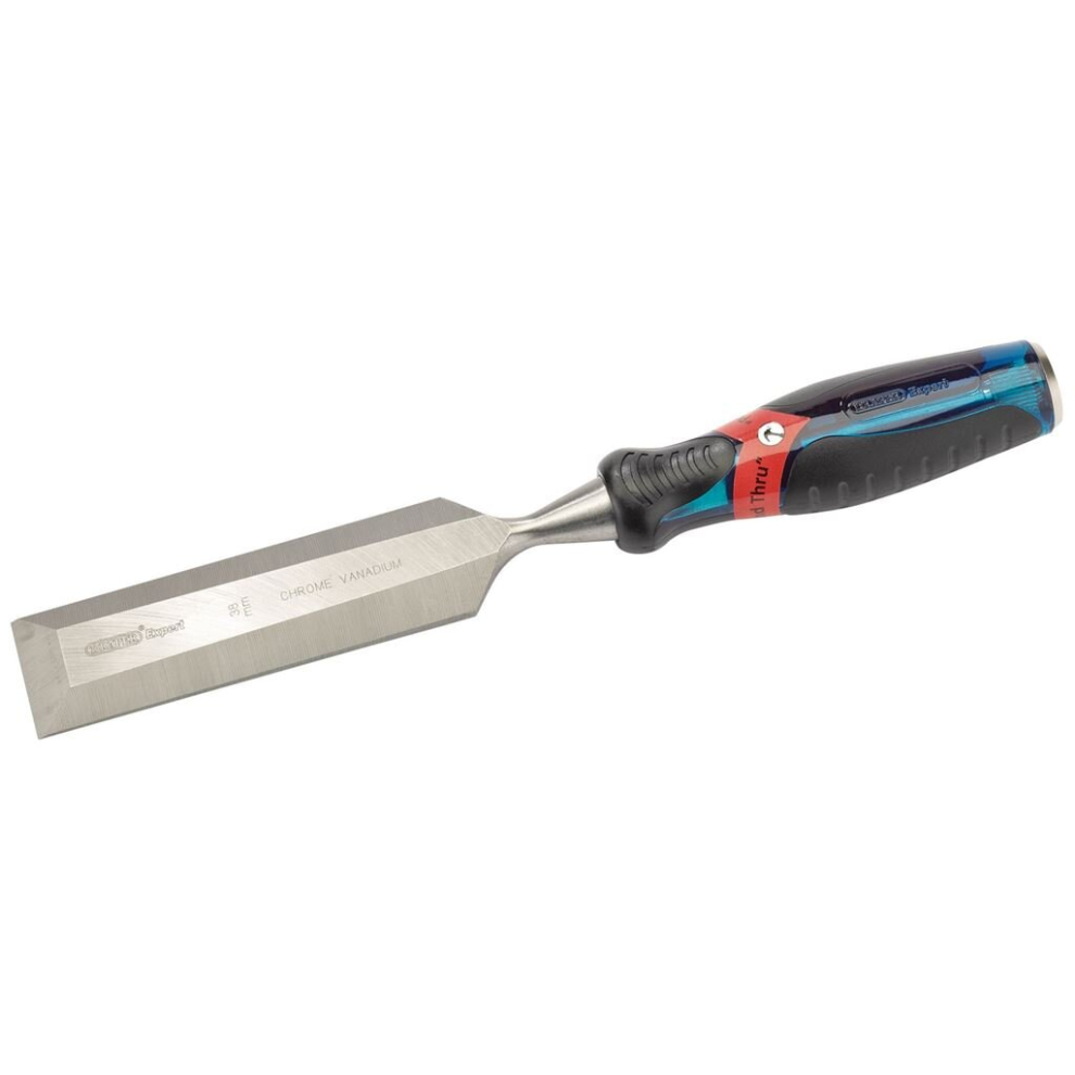 Draper Soft Grip Pound Thru Bevel Edge Wood Chisel, 38 X 140Mm