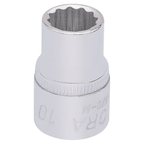 Elora Elora Bi-Hexagon Socket, 3/8"" Sq. Dr., 10mm