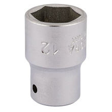 Elora Hexagon Socket, 1/4"" Sq. Dr., 12mm