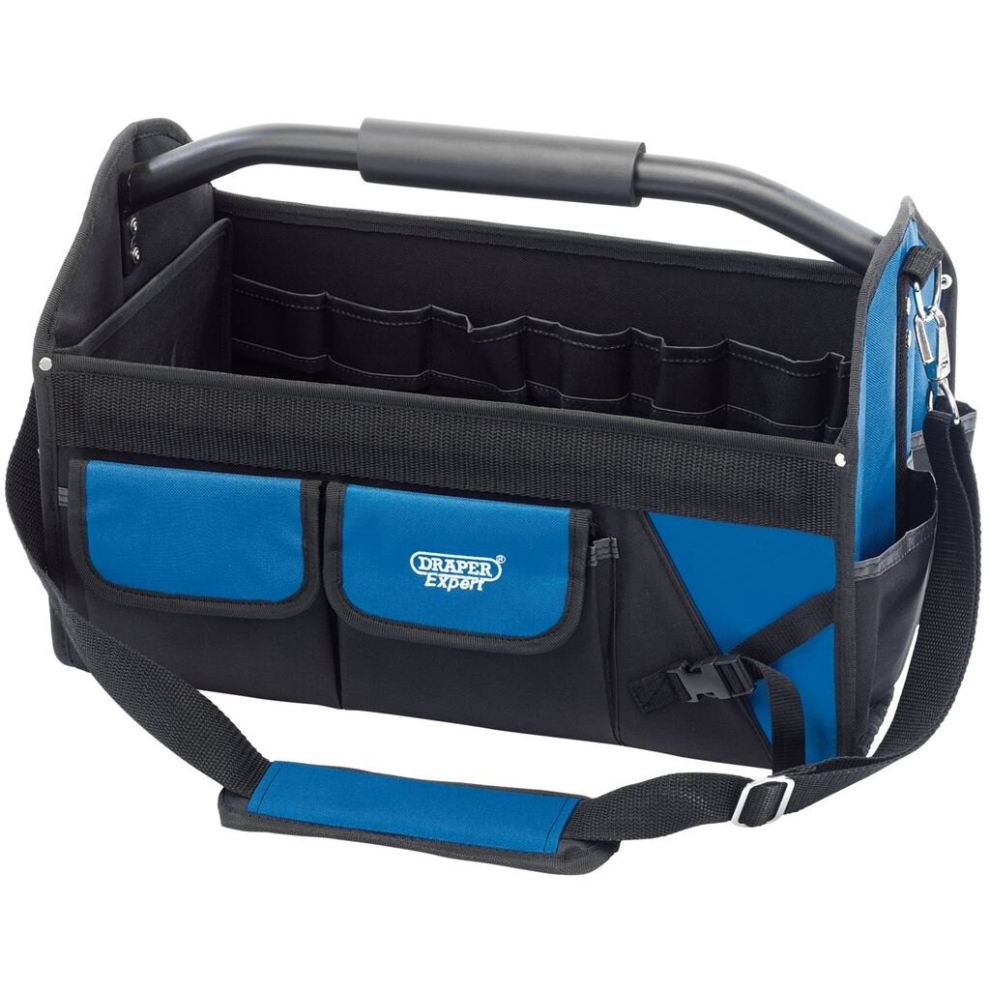 Folding Tote with Tubular Steel Handle, 610mm