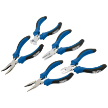 Soft Grip Mini Pliers Set (5 Piece)