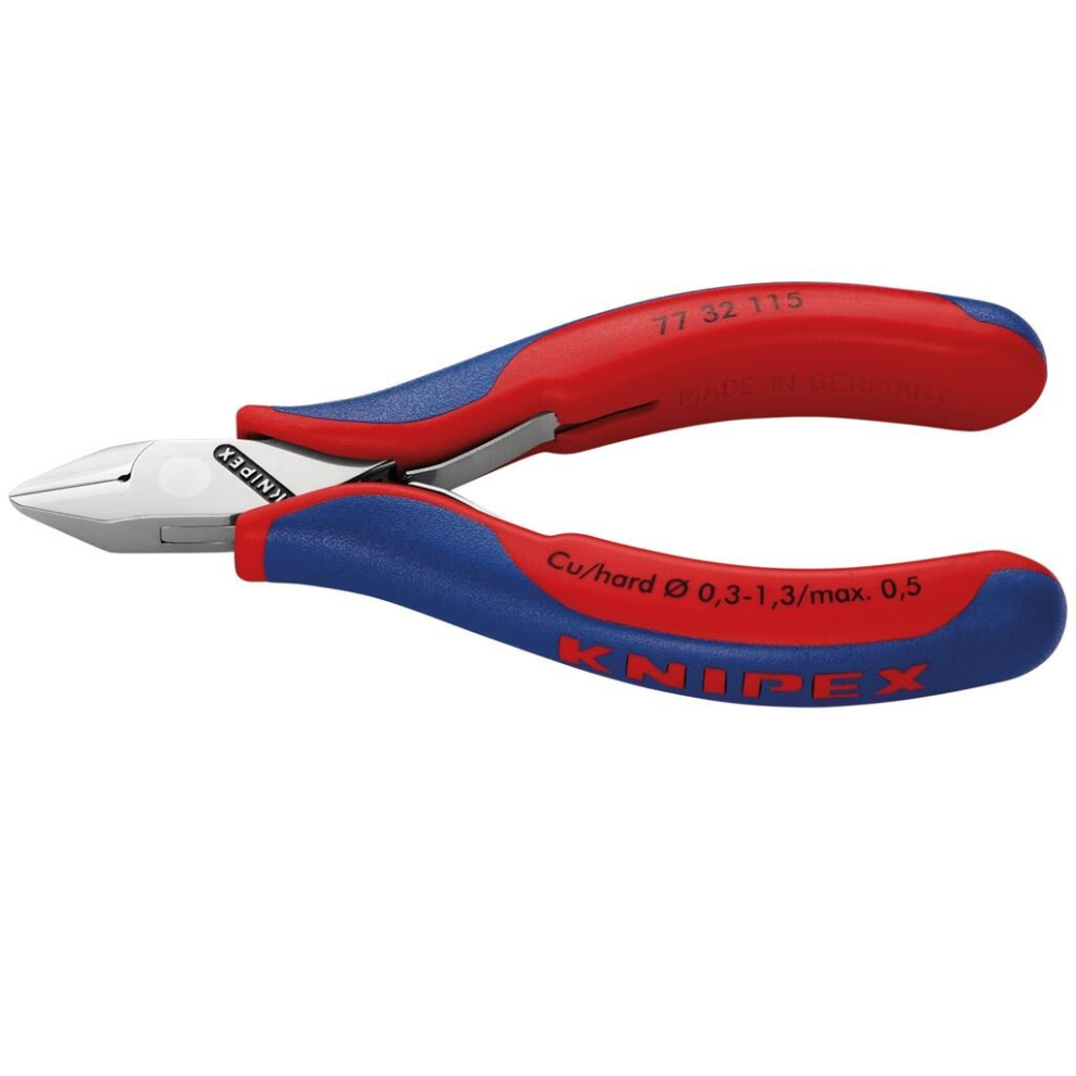 Knipex 77 32 115 Flush Electronics Diagonal Cutters, 115mm