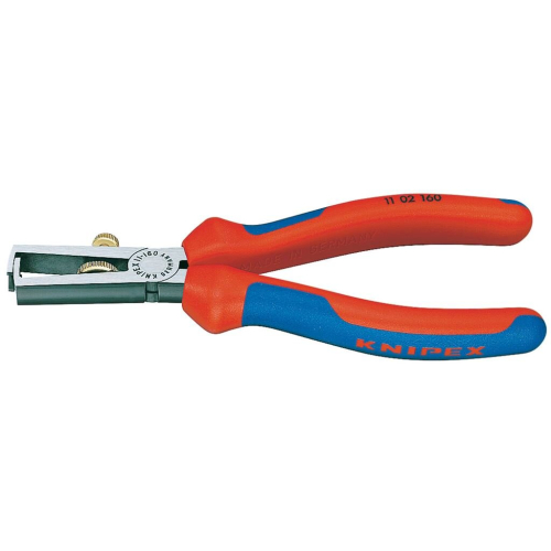 Knipex Knipex 11 02 160 SB Adjustable Wire Stripping Pliers, 160mm
