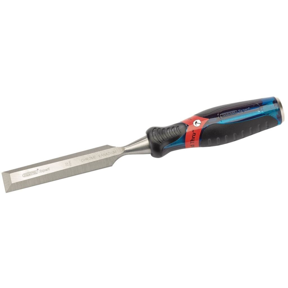 Soft Grip Pound Thru Bevel Edge Wood Chisel, 22 x 140mm