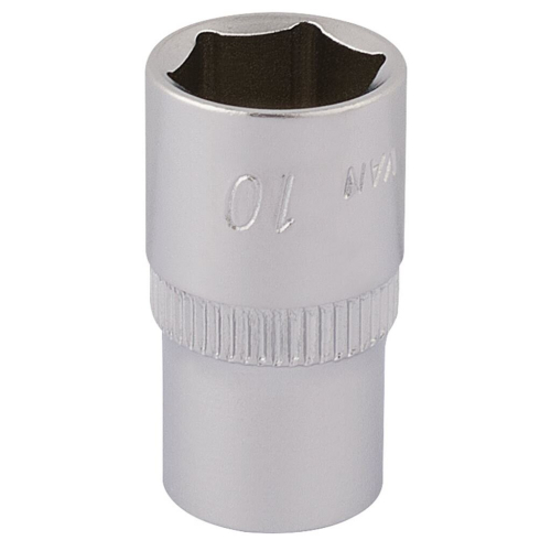 Elora Elora Hexagon Socket, 1/4"" Sq. Dr., 10mm