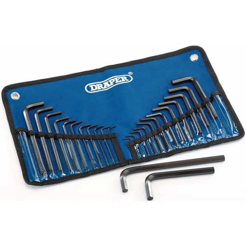 Draper Metric/Imperial Combined Hex. Key Set (25 Piece)
