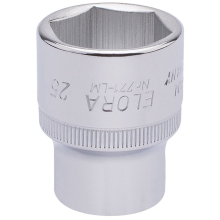 Elora Hexagon Socket, 1/2"" Sq. Dr., 25mm