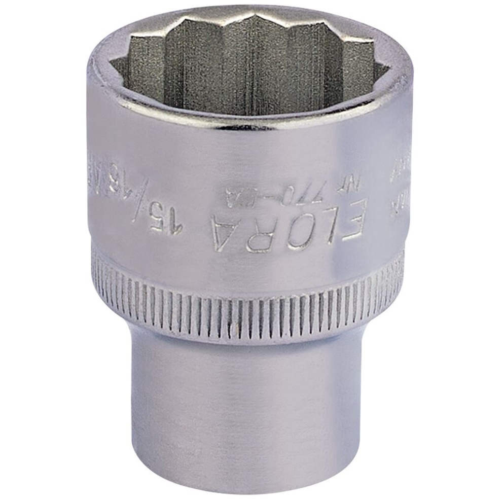 Elora Bi-Hexagon Socket, 1/2"" Sq. Dr., 15/16