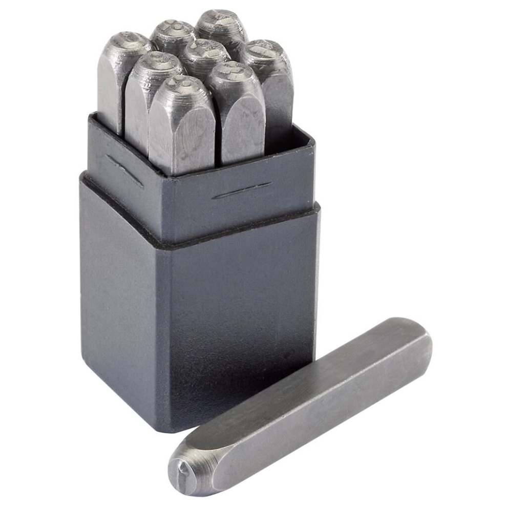 0 - 9 Number Stamp Set, 3/16