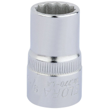 Elora Bi-Hexagon Socket, 1/2"" Sq. Dr., 9/16""