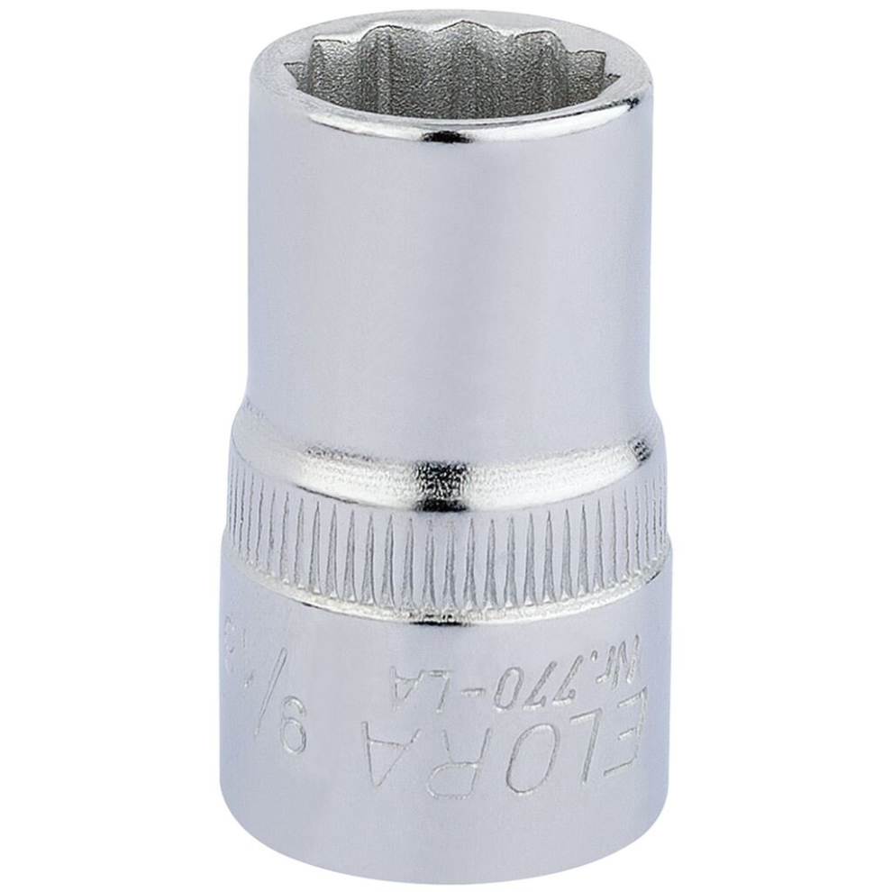 Elora Bi-Hexagon Socket, 1/2"" Sq. Dr., 9/16