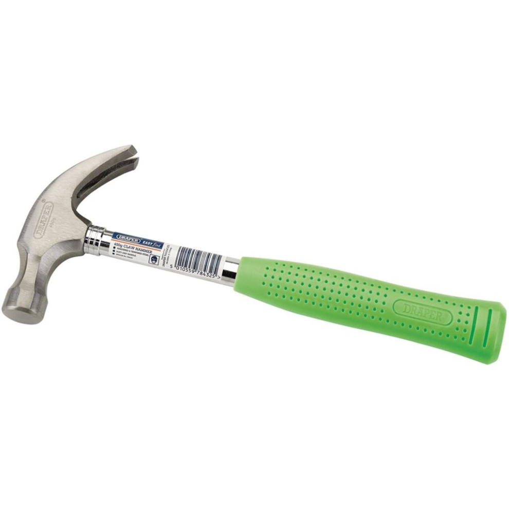 Draper Easy Find Claw Hammer, 450G/16Oz