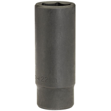 Deep Impact Socket, 1/2"" Sq. Dr., 22mm