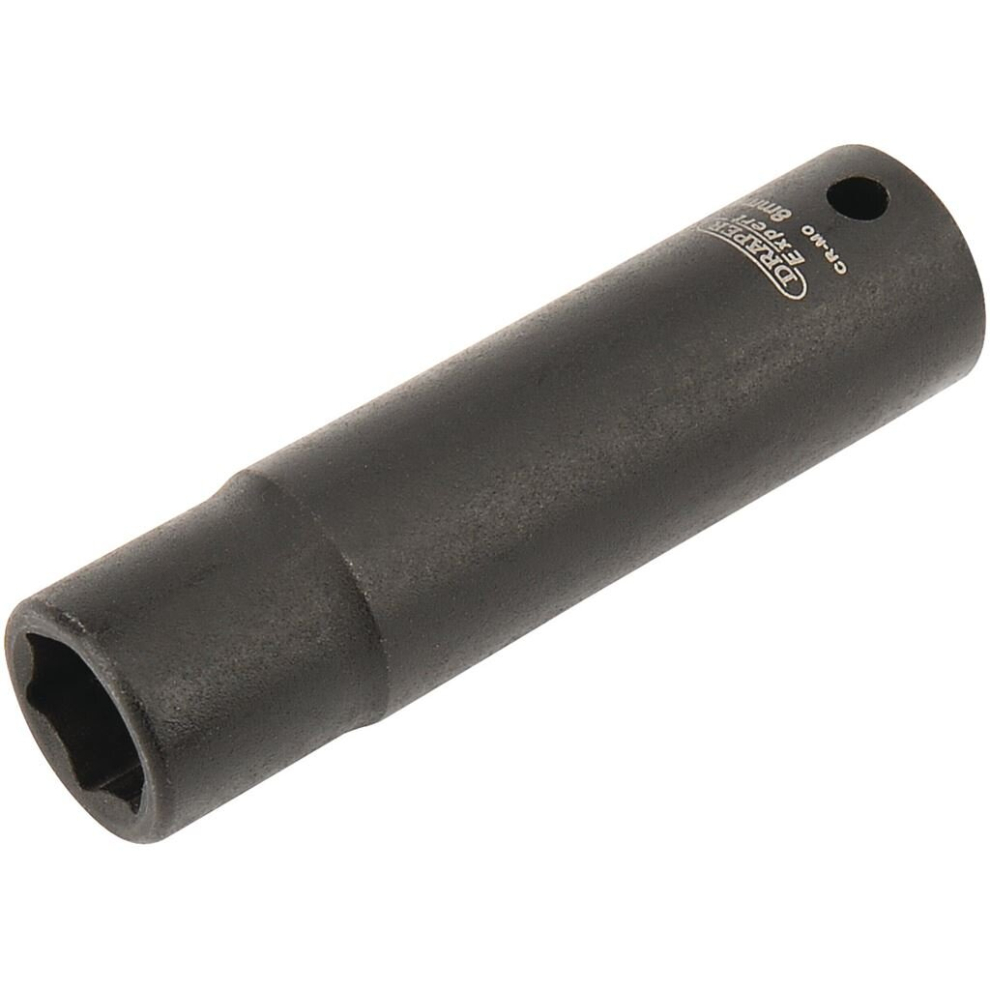 Draper Expert HI-TORQ® 6 Point Deep Impact Socket, 1/4"" Sq. Dr., 8mm