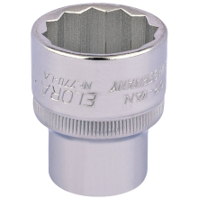Elora Bi-Hexagon Socket, 1/2"" Sq. Dr., 1""