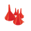 Silverline Silverline Funnel Set 4pce - 50, 75, 100 & 120mm 1
