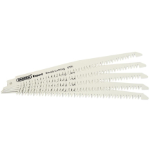 Expert 150mm 6tpi Bi-Metal Reciprocating Saw Blades for Wood Cutting - Pack of 5