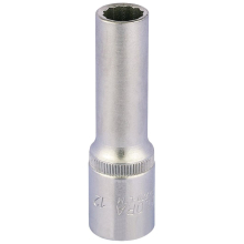 Elora Deep Bi-Hexagon Socket, 1/2"" Sq. Dr., 12mm