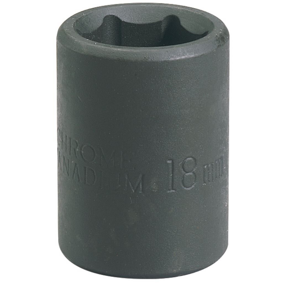 Draper Impact Socket, 1/2"" Sq. Dr., 21Mm Size 1