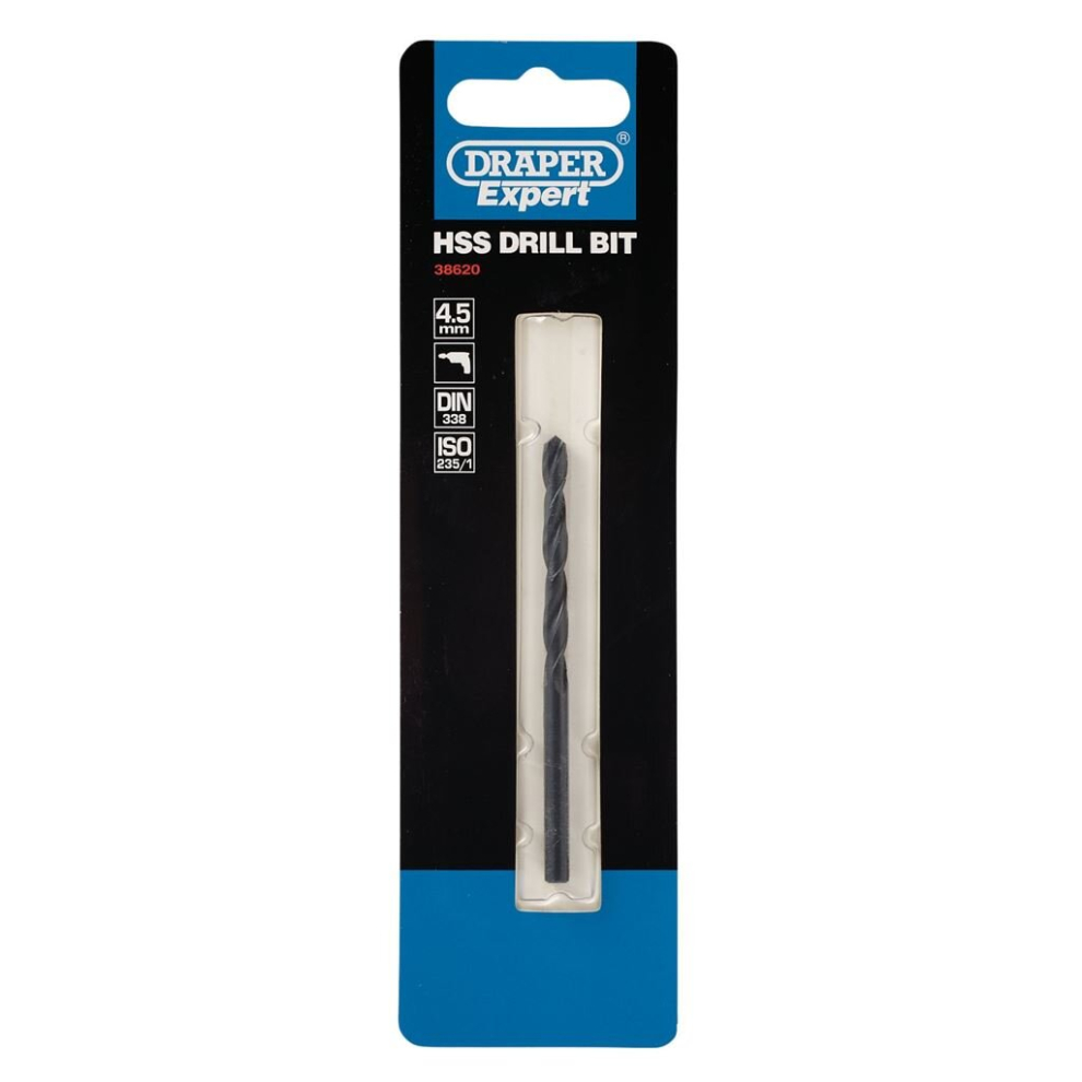 Draper Hss Drill Bit, 4.5Mm