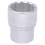 Elora Elora Bi-Hexagon Socket, 3/8"" Sq. Dr., 17mm 1