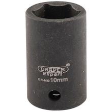 Draper Expert HI-TORQ® 6 Point Impact Socket, 1/4"" Sq. Dr., 10mm