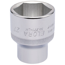 Elora Hexagon Socket, 1/2"" Sq. Dr., 27mm