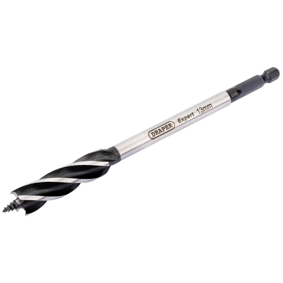 Draper 4 Fluted Auger Bit, 13 X 165Mm