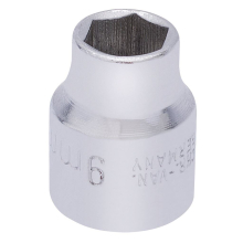 Elora Hexagon Socket, 3/8"" Sq. Dr., 9mm
