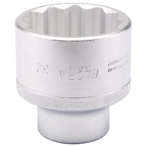 Elora Elora Bi-Hexagon Socket, 3/4"" Sq. Dr., 52mm