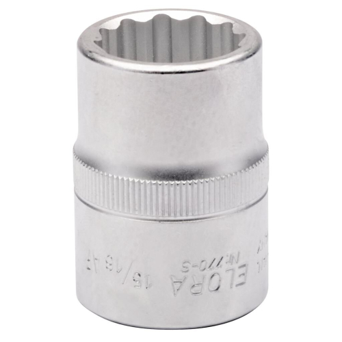Elora Elora Bi-Hexagon Socket, 15/16"" 3/4"" Sq. Dr.