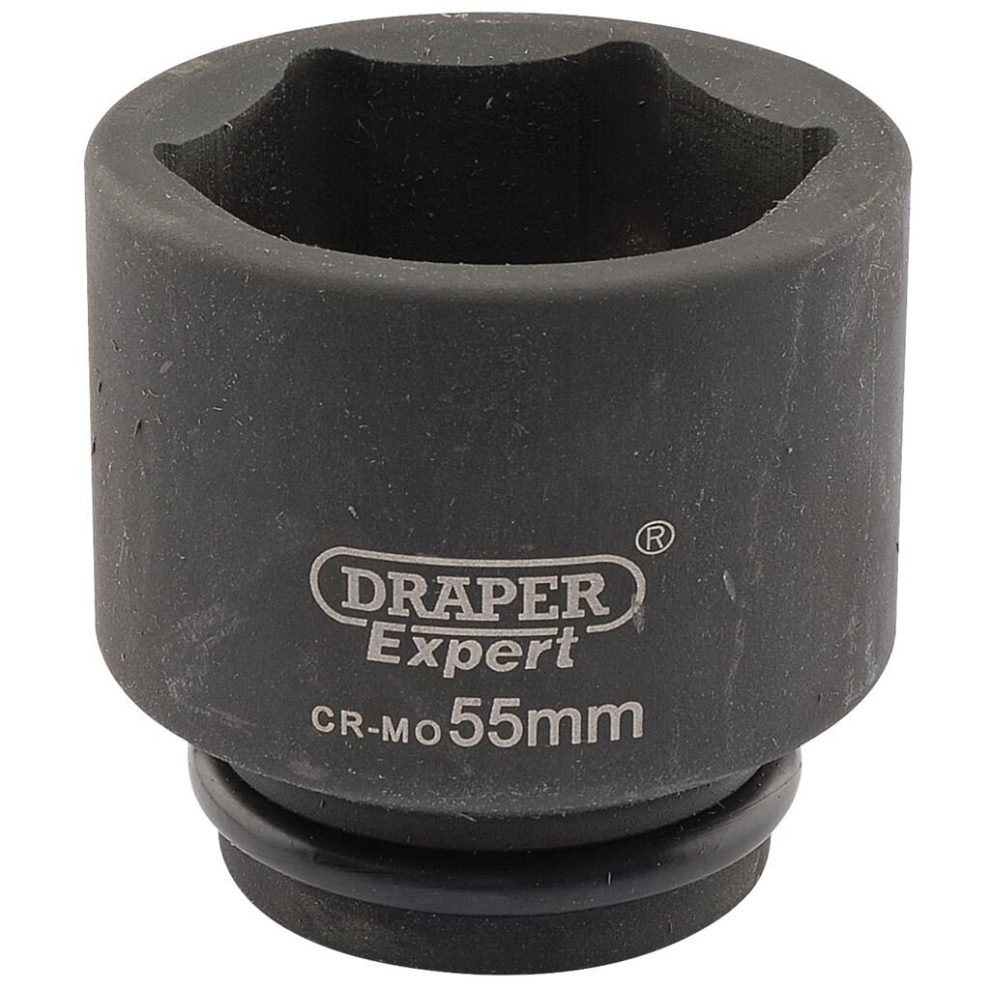 Draper Expert Hi-Torq® 6 Point Impact Socket, 3/4"" Sq. Dr., 55Mm