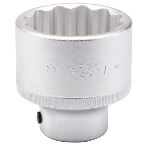 Elora Elora Bi-Hexagon Socket, 3/4"" Sq. Dr., 55mm
