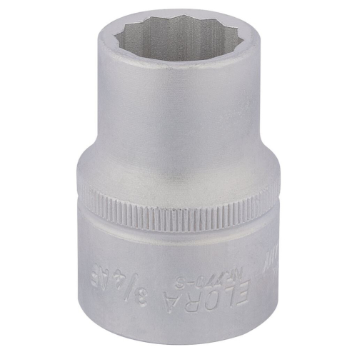 Elora Elora Bi-Hexagon Socket, 3/4"" 3/4"" Sq. Dr.