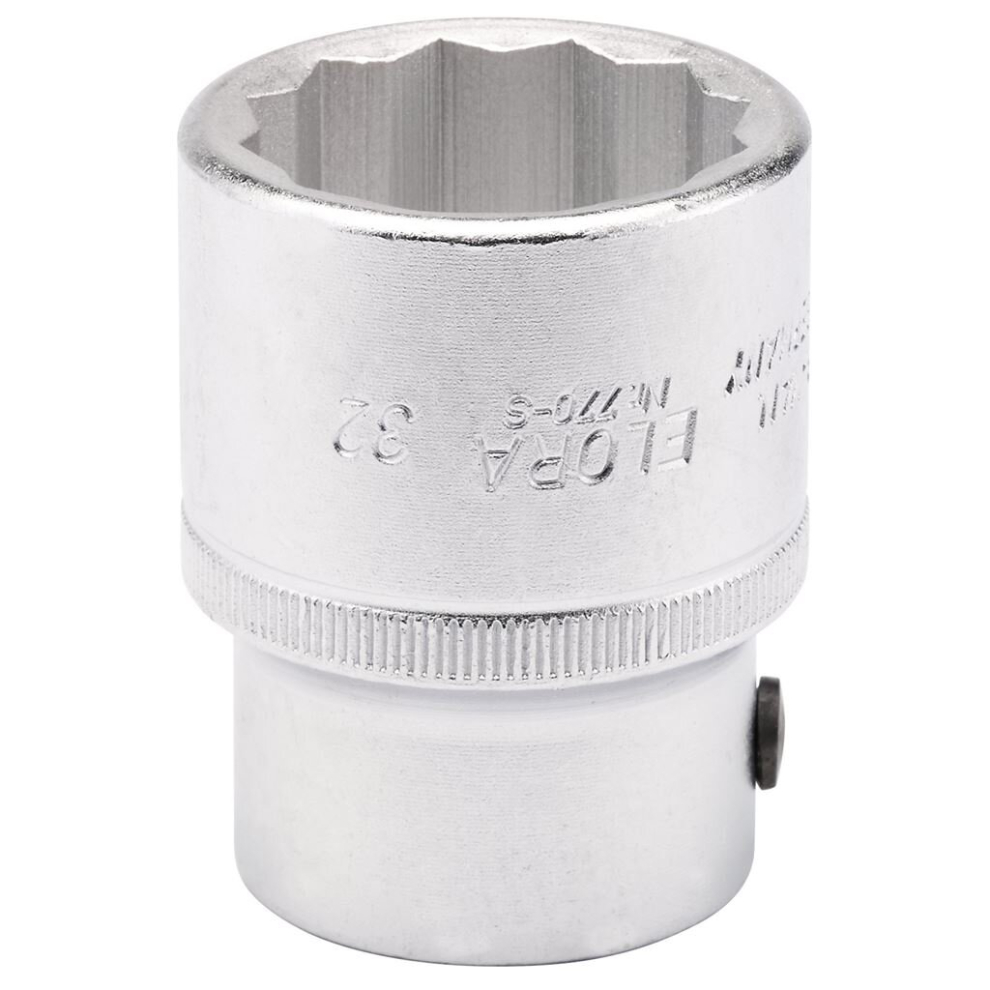 Elora Bi-Hexagon Socket, 3/4"" Sq. Dr., 32mm