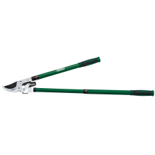 Telescopic Ratchet Action Bypass Loppers with Steel Handles