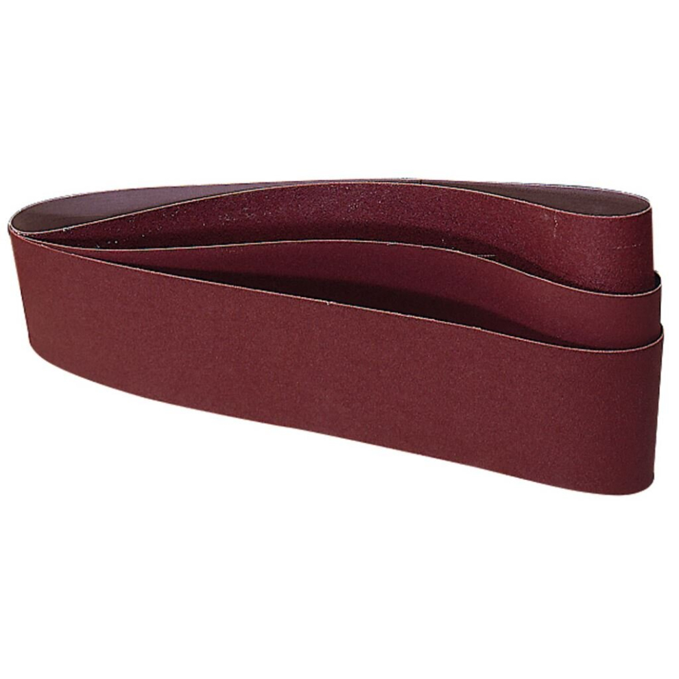 Abrasive Sanding Belts, 100 x 915mm, 60 Grit (Pack of 3)