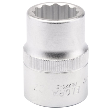 Elora Bi-Hexagon Socket, 3/4"" Sq. Dr., 22mm