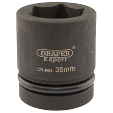 Draper Expert HI-TORQ® 6 Point Impact Socket, 1"" Sq. Dr., 35mm