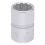 Elora Elora Bi-Hexagon Socket, 3/8"" Sq. Dr., 13mm 1