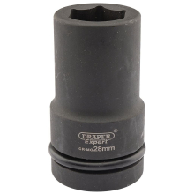 Draper Expert HI-TORQ® 6 Point Deep Impact Socket, 1"" Sq. Dr., 28mm