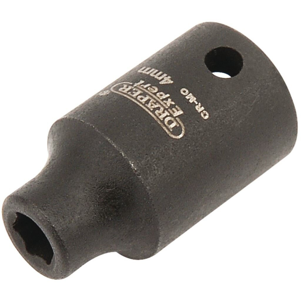 Draper Expert HI-TORQ® 6 Point Impact Socket, 1/4"" Sq. Dr., 4mm
