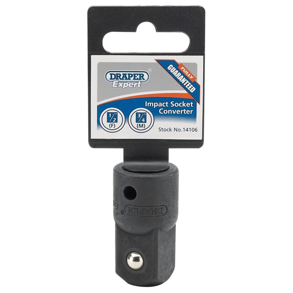 Draper Impact Socket Converter, 1/2""(F) X 3/4""(M)