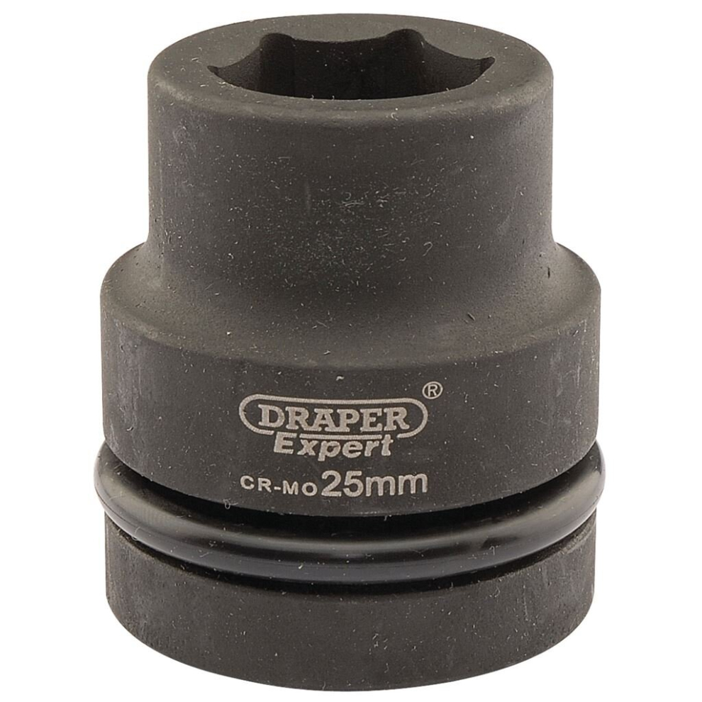 Draper Expert HI-TORQ® 6 Point Impact Socket, 1"" Sq. Dr., 25mm
