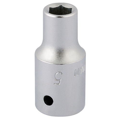 Elora Elora Hexagon Socket, 1/4"" Sq. Dr., 5mm