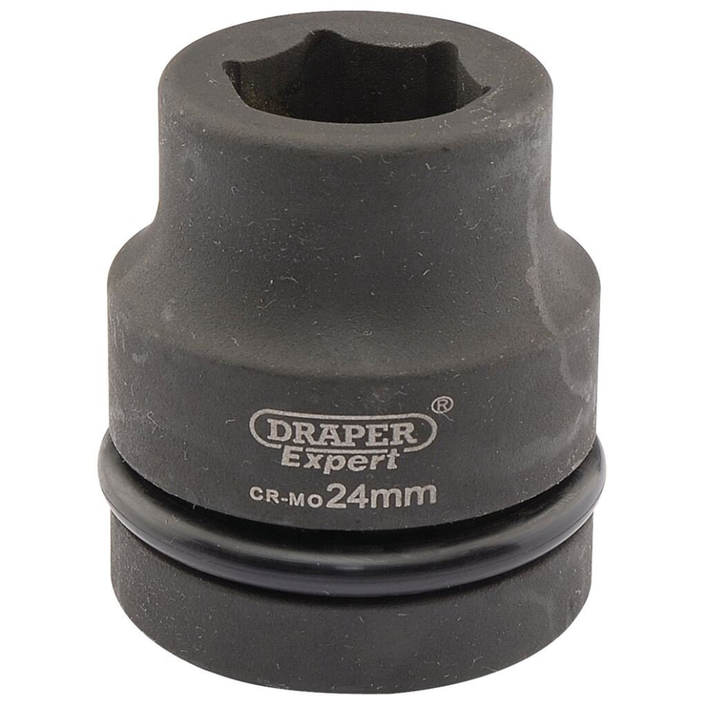 Draper Expert HI-TORQ® 6 Point Impact Socket, 1"" Sq. Dr., 24mm