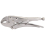 Draper Curved Jaw Self Grip Pliers, 140mm 1