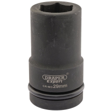 Draper Expert HI-TORQ® 6 Point Deep Impact Socket, 1"" Sq. Dr., 29mm
