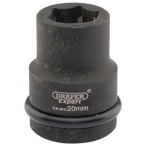 Draper Draper Expert HI-TORQ® 6 Point Impact Socket, 3/4"" Sq. Dr., 20mm