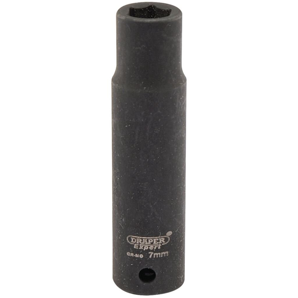 Draper Expert HI-TORQ® 6 Point Deep Impact Socket, 1/4"" Sq. Dr., 7mm